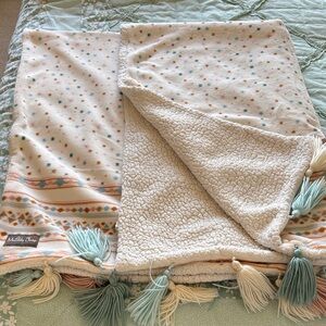 Matilda Jane Cream and Pastel Throw Blanket